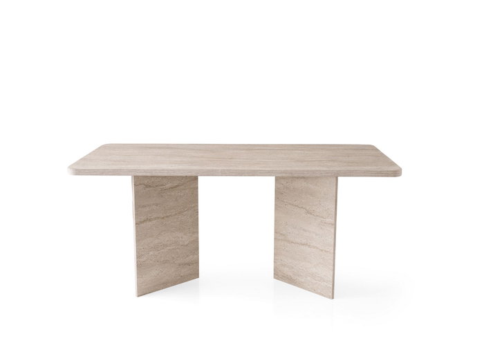 Hanah Home Mesa de Comedor Loft - 2931 en Travertino Hanah Home Mesa de Comedor Loft - 2931 en Travertino